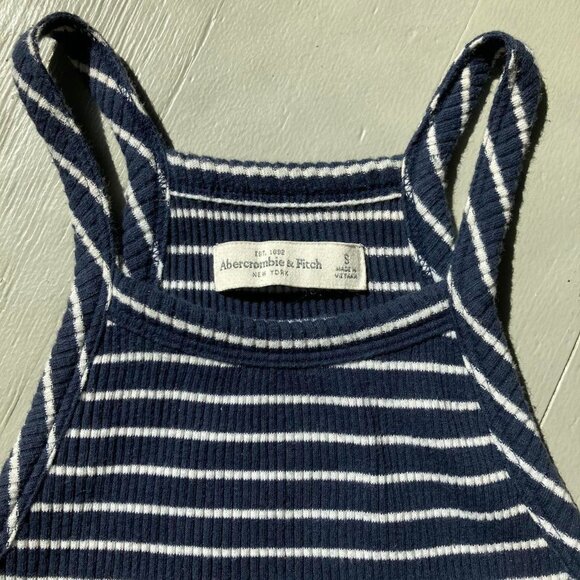 Abercrombie & Fitch navy blue pj lounge shorts and tank top SET Small - Picture 6 of 8